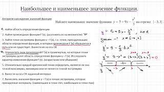 Задание 12 ЕГЭ профиль. Найти наименьшее значение функции