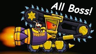 All Boss Car Eats Car 3 - Машина ест машину Все боссы \ Хищные машины Игра мультик как Drive Ahead