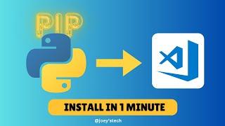 How to install pip in Visual Studio Code | Install PIP in VSCode (2024)