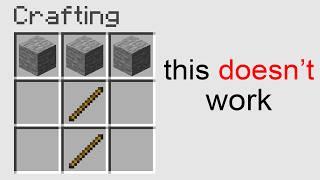 Minecraft things but it gets increasingly more annoying