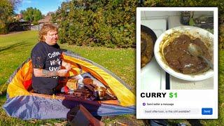 Selling Food on FB Marketplace while Living in a Tent
