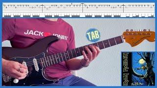 Iron Maiden - Afraid to shoot strangers Interlude guitar cover (with TAB) #guitar #ironmaiden #tabs