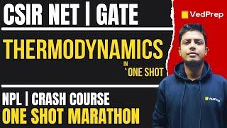 Thermodynamics in One Shot Marathon | Physical Chemistry | CSIR NET | IIT JAM | GATE | CUET PG