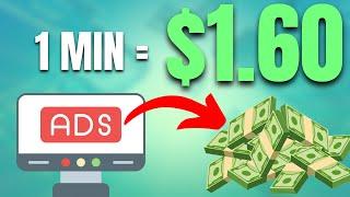 Get Paid $3.20/Minute Watching Google Ads  | Make Money Online 2024