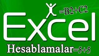 Microsoft Excel Azərbaycan dilində dərs Excel də  hesablamalar düstur formul,funksiya hissə 1