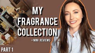  MY PERFUME COLLECTION PART 1 Speed reviews of 50 FRAGRANCES #nichefragrances #designerfragrances