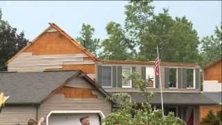 Tornado damages homes in Brunswick