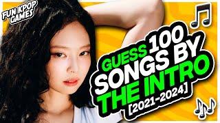 KPOP QUIZ | GUESS 100 KPOP SONGS BY THE INTRO - FUN KPOP GAMES 2024