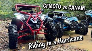 Hurricane Riding at Royal Blue in my CFMOTO w/ RZRs, Canam X3, Honda Talon...