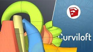 [SketchUp] Organsiche Formen mit Curviloft | Tutorial