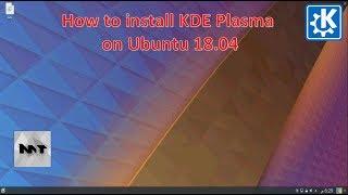 How to Install KDE Plasma on Ubuntu 18.04