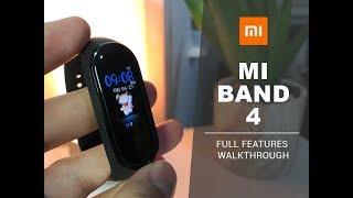 MI Band 4 - Full Features Walkthrough [Amazing]