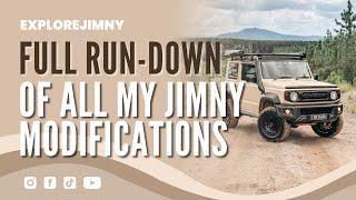 FULL REVIEW OF MY SUZUKI JIMNY JB74 MODIFICATIONS