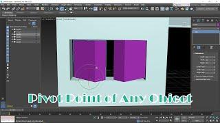 How To Set Pivot Point For Any Object In 3Ds Max