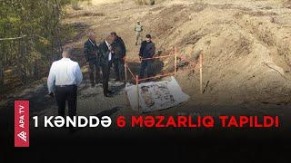 Ağdərədə 4 kütləvi və 2 fərdi məzarlıq aşakarlanıb – “Qalıqlar həmin adamlara məxsusdur” - APA TV