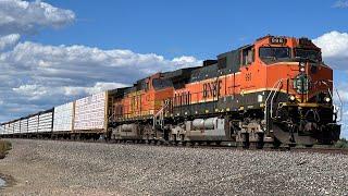 BNSF Mixed Freight Trains!