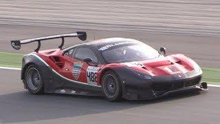 Ferrari 488 GT3 EVO V8 Turbo Sound in Action