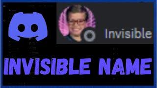 How to Get Invisible Name on Discord - Easy Guide