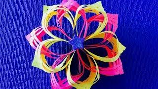 DIY  ВОЛШЕБНАЯ СНЕЖИНКА  ОБЪЕМНАЯ СНЕЖИНКА ПОДЕЛКИ ИЗ БУМАГИ. КАК СДЕЛАТЬ КРАСИВУЮ СНЕЖИНКУ!!