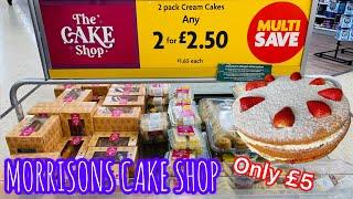 CAKE SHOP INSIDE BRITISH SUPERMARKET MORRISONS!