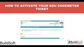 How to activate your Edu CodeMeter Ticket