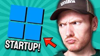 How to SPEED up the STARTUP of YOUR COMPUTER!