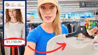 I Found Someone's $2,000+ Wardrobe at GOODWILL (yes!!!!)