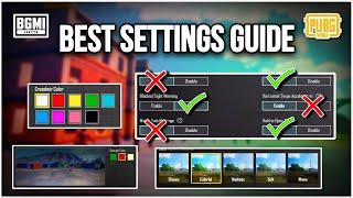 PUBG MOBILE 2024 BEST SETTINGS ️ BEST SETTINGS & SENSITIVITY COPY & USE!