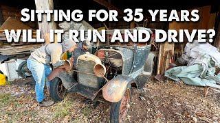 John Dillinger's Ford Model A Will it RUN and DRIVE after 35 years!