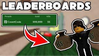 ROBLOX - HOW TO MAKE LEADERBOARDS