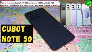 Cubot Note 50 Black! Хороший вариант за свои деньги! Новинка 2023! Распаковка! #cubotnote50