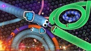 Slither.io | Lol moments NEW SKINS!!! New trick slither.io!!!