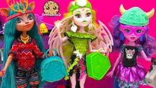 Brand Boo Students Isi Dawndancer, Kjersti Trollson, Batsy Claro Monster High Dolls Video