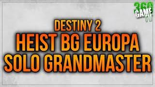 Grandmaster Heist Battleground Europa Solo Warlock (NO Prismatic / PC / Glitch) - CONSOLE Destiny 2