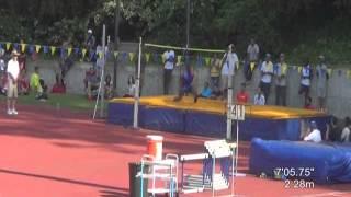 2013 Jim Bush Track & Field Championships - Nick Ross - High Jump - 7'05.75"