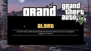 Fix GTA V Enhanced "Not Eligible for Migration" Error | GTA Online Save Transfer