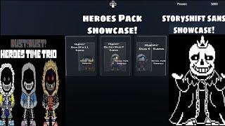 Heroes Pack Showcase + Storyshift Sans Showcase (Sans Alternative Battles