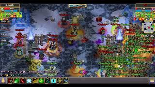 Phalanx Vs 3 Guilds(Sishen,Yinyang,Defiant) Snow GvG - Warspear Online