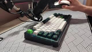 Fl•esports GP87 Gateron White Typing Sound Test