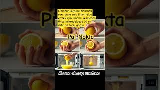 Mutfakta püf noktalar #pratiktarifler #yemeksırları #mutfaktakolaylık #limon