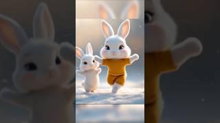 cute  bunny  doing panjabi bhangda dance #cute #funny #cuteanimal #dance #youtubeshorts