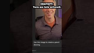 Use FREE ChatGPT 2 turn photos into hand drawn artwork #chatgpt #ai #artificialintelligence #artwork