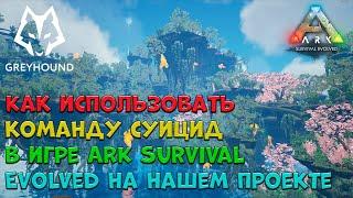  Как использовать команду суицид в игре ARK Survival Evolved на нашем проекте 2160p (4k)