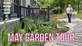 May Garden Tour (Day Lilies, Gladiolus, Hydrangea, Lantana, Salvia, Knock Out Roses) (Zone 8b)