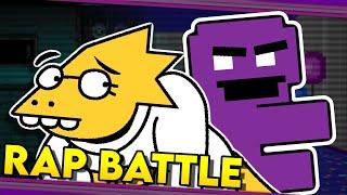 Alphys vs. Purple Guy - UNDERTALE vs. Five Nights at Freddy's. RAP BATTLE! (DGPRB)