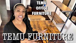 TEMU FURNITURE | Living Room Makeover On A Budget | Temu Office Furniture