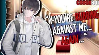 Trapped in a Closet with Your Crush Again - Tsundere Anime Boy ASMR Roleplay [M4A]