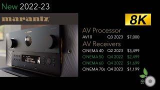 New Marantz Cinema Range 2022-23 - AV10, Cinema 40, 50, 60, 70s compared