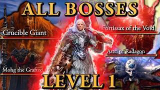 The MOST INSANE All 165 Bosses 0 DEATHS Elden Ring Randomizer At LEVEL 1