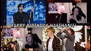 NCT Haechan 'Deja vu' & 'Flying Kiss' Fancam Reaction I HAPPY BIRTHDAY TO OUR SUNSHINE HAECHAN!! 